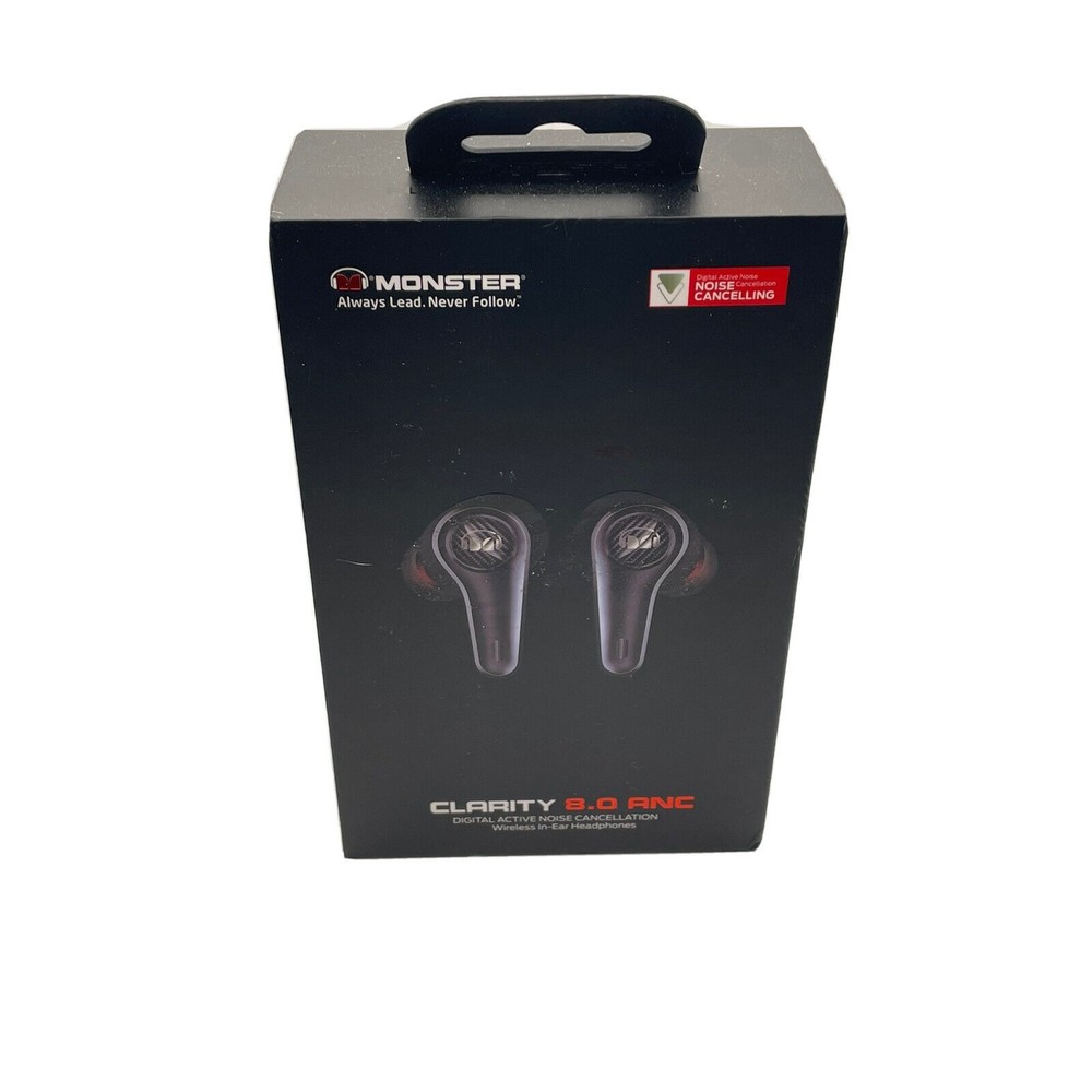 Monster Clarity 8.0 ANC Digital Active Noise Cancelling Wireless Earbuds